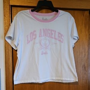 Cropped Barbie T-shirt Sz XXL